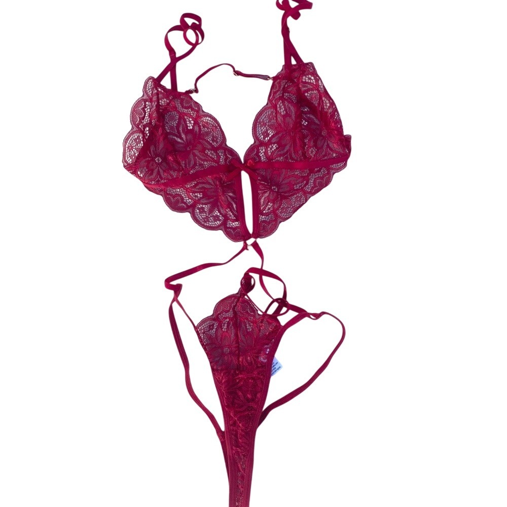 Striking Red Sexy‎ Lingerie Set